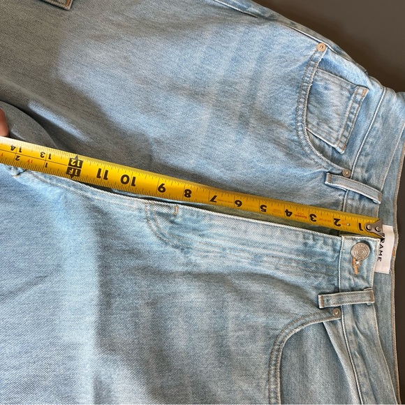 FRAME Wide Leg Baggy Jeans High Rise - Picture 11 of 14